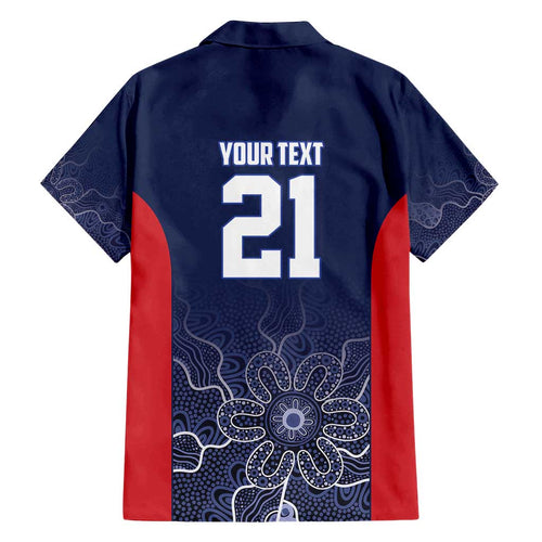 Basketball Custom Adelaide Family Matching Summer Maxi Dress and Hawaiian Shirt Simple Australian Dot Art - Aussie Hoodie