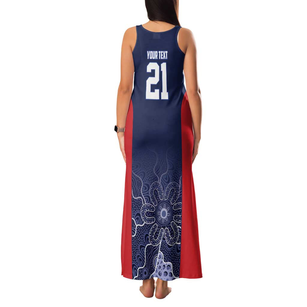 Basketball Custom Adelaide Family Matching Tank Maxi Dress and Hawaiian Shirt Simple Australian Dot Art - Aussie Hoodie