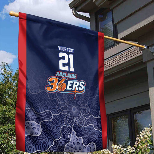 Basketball Custom Adelaide Garden Flag Simple Australian Dot Art - Aussie Hoodie