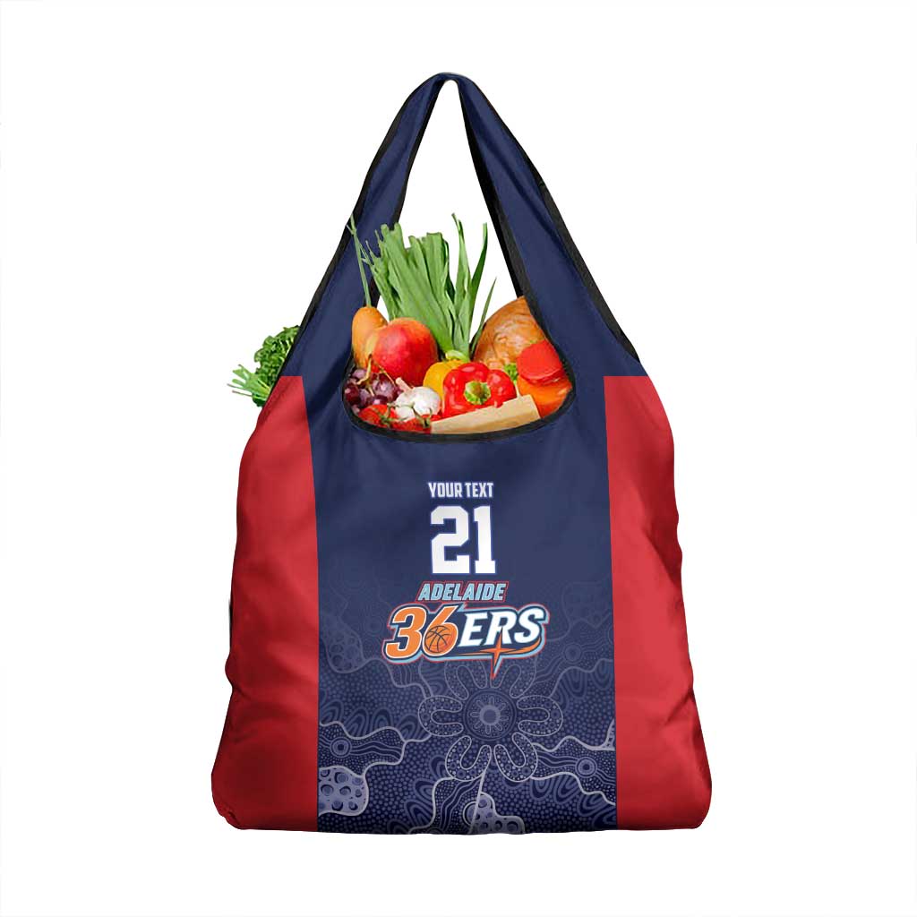 Basketball Custom Adelaide Grocery Bag Simple Australian Dot Art - Aussie Hoodie