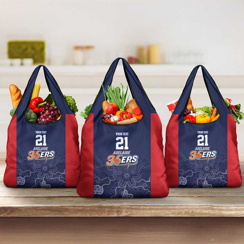 Basketball Custom Adelaide Grocery Bag Simple Australian Dot Art - Aussie Hoodie