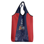 Basketball Custom Adelaide Grocery Bag Simple Australian Dot Art - Aussie Hoodie