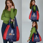Basketball Custom Adelaide Grocery Bag Simple Australian Dot Art - Aussie Hoodie