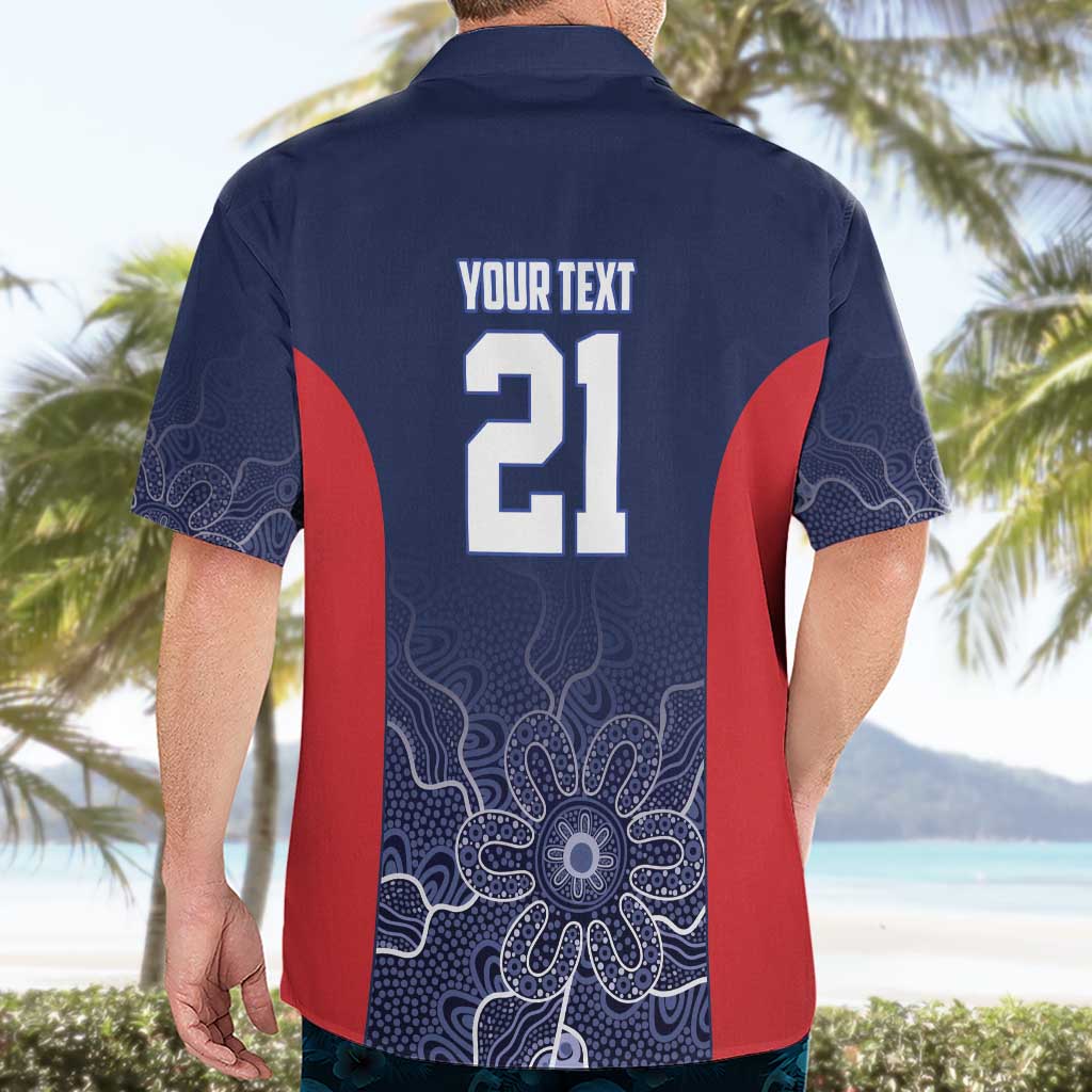 Basketball Custom Adelaide Hawaiian Shirt Simple Australian Dot Art - Aussie Hoodie