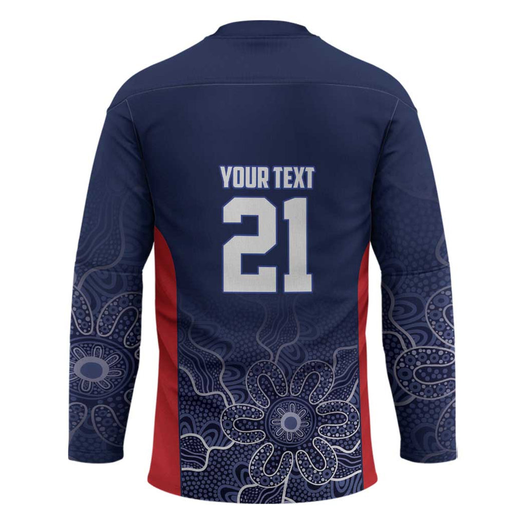 Basketball Custom Adelaide Hockey Jersey Simple Australian Dot Art - Aussie Hoodie