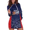 Basketball Custom Adelaide Hoodie Dress Simple Australian Dot Art - Aussie Hoodie
