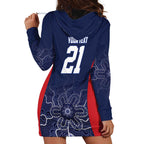 Basketball Custom Adelaide Hoodie Dress Simple Australian Dot Art - Aussie Hoodie