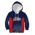 Basketball Custom Adelaide Kid Hoodie Simple Australian Dot Art - Aussie Hoodie