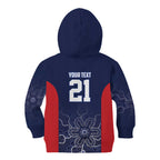Basketball Custom Adelaide Kid Hoodie Simple Australian Dot Art - Aussie Hoodie