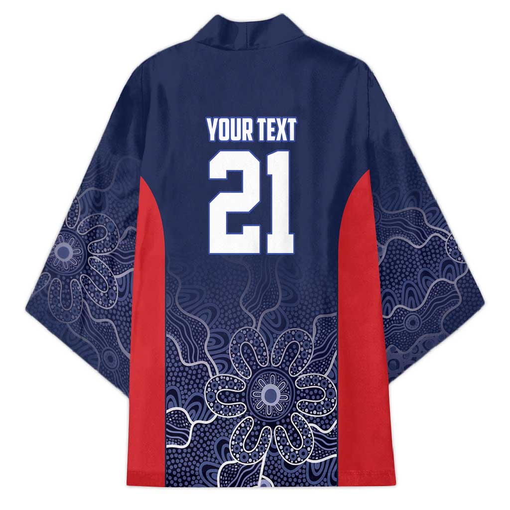 Basketball Custom Adelaide Kimono Simple Australian Dot Art - Aussie Hoodie