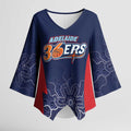 Basketball Custom Adelaide Kimono Sleeve Blouse Simple Australian Dot Art - Aussie Hoodie