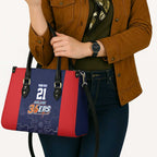 Basketball Custom Adelaide Leather Bag Simple Australian Dot Art - Aussie Hoodie