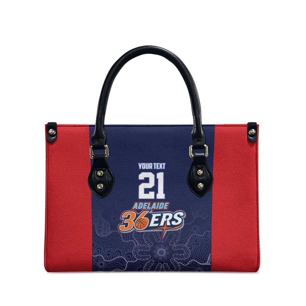 Basketball Custom Adelaide Leather Bag Simple Australian Dot Art - Aussie Hoodie