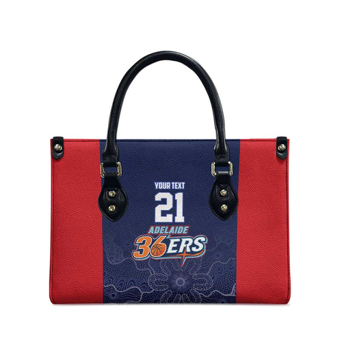 Basketball Custom Adelaide Leather Bag Simple Australian Dot Art - Aussie Hoodie