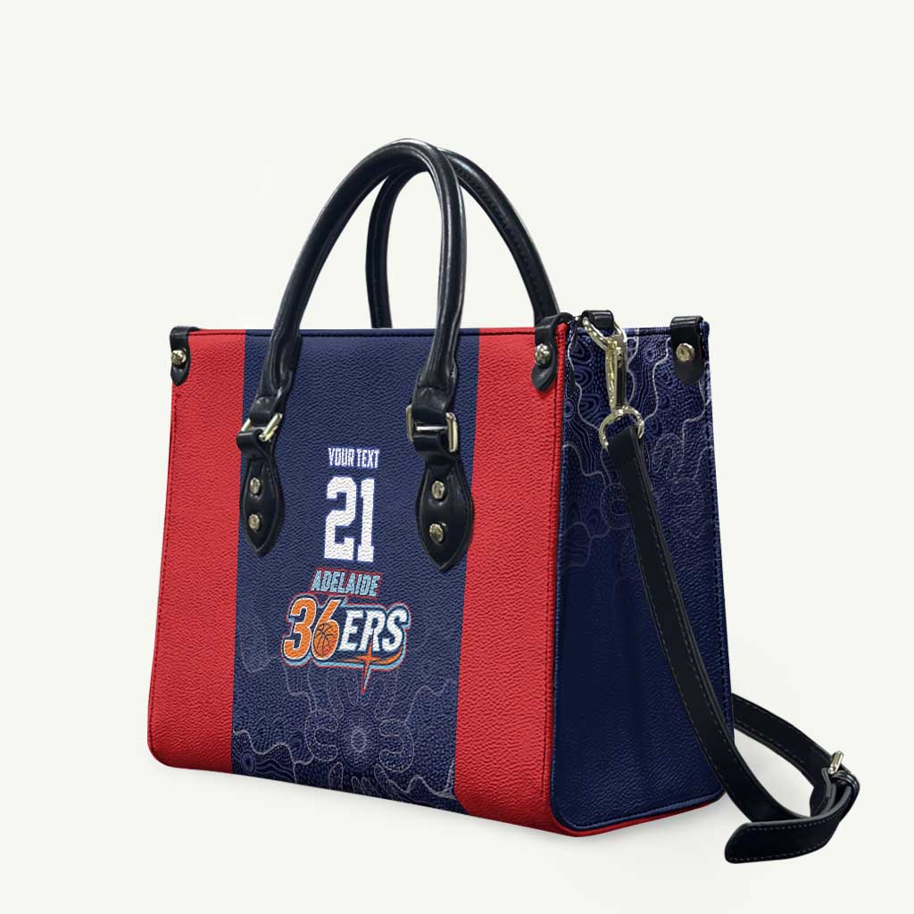 Basketball Custom Adelaide Leather Bag Simple Australian Dot Art - Aussie Hoodie