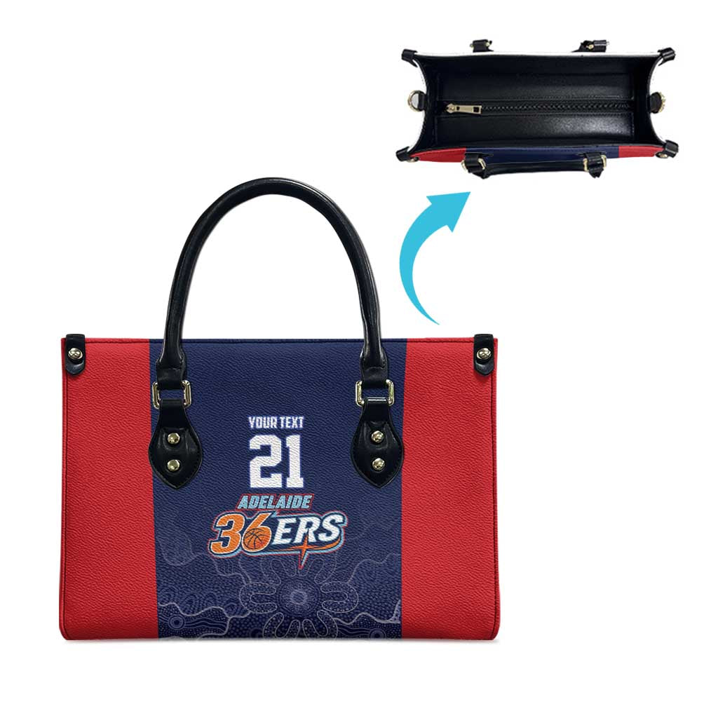 Basketball Custom Adelaide Leather Bag Simple Australian Dot Art - Aussie Hoodie