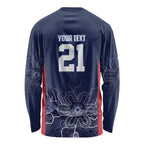 Basketball Custom Adelaide Long Sleeve Shirt Simple Australian Dot Art - Aussie Hoodie