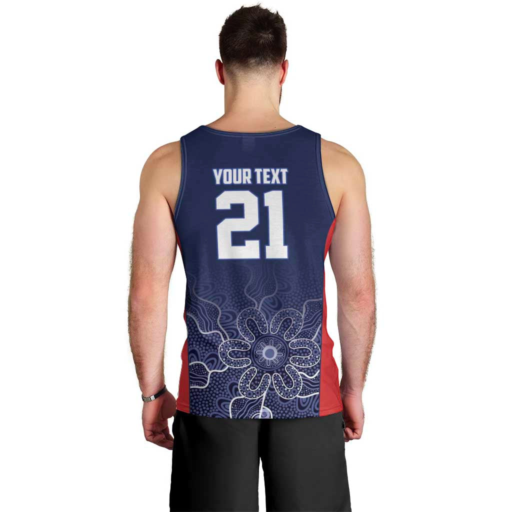 Basketball Custom Adelaide Men Tank Top Simple Australian Dot Art - Aussie Hoodie