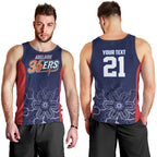 Basketball Custom Adelaide Men Tank Top Simple Australian Dot Art - Aussie Hoodie