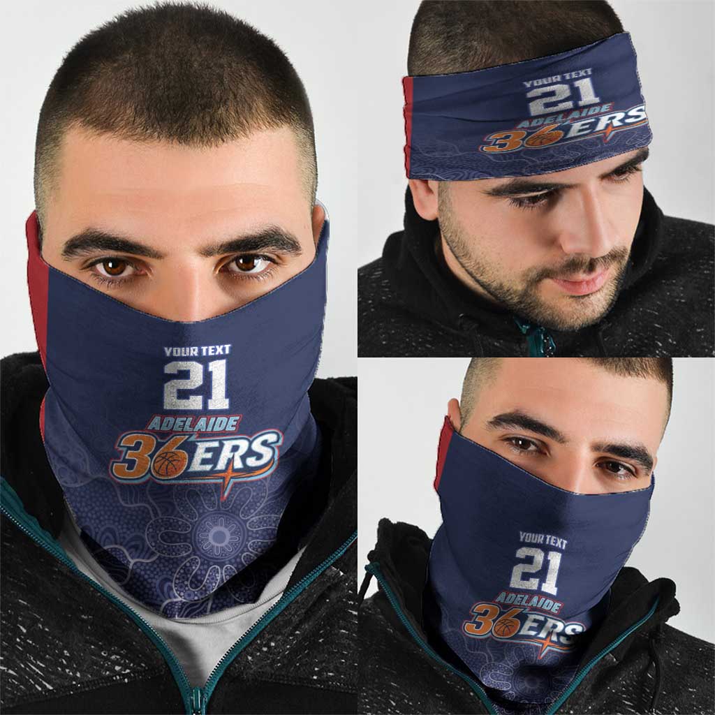 Basketball Custom Adelaide Neck Gaiter Simple Australian Dot Art LT9