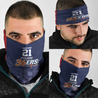 Basketball Custom Adelaide Neck Gaiter Simple Australian Dot Art LT9