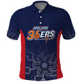 Basketball Custom Adelaide Polo Shirt Simple Australian Dot Art - Aussie Hoodie