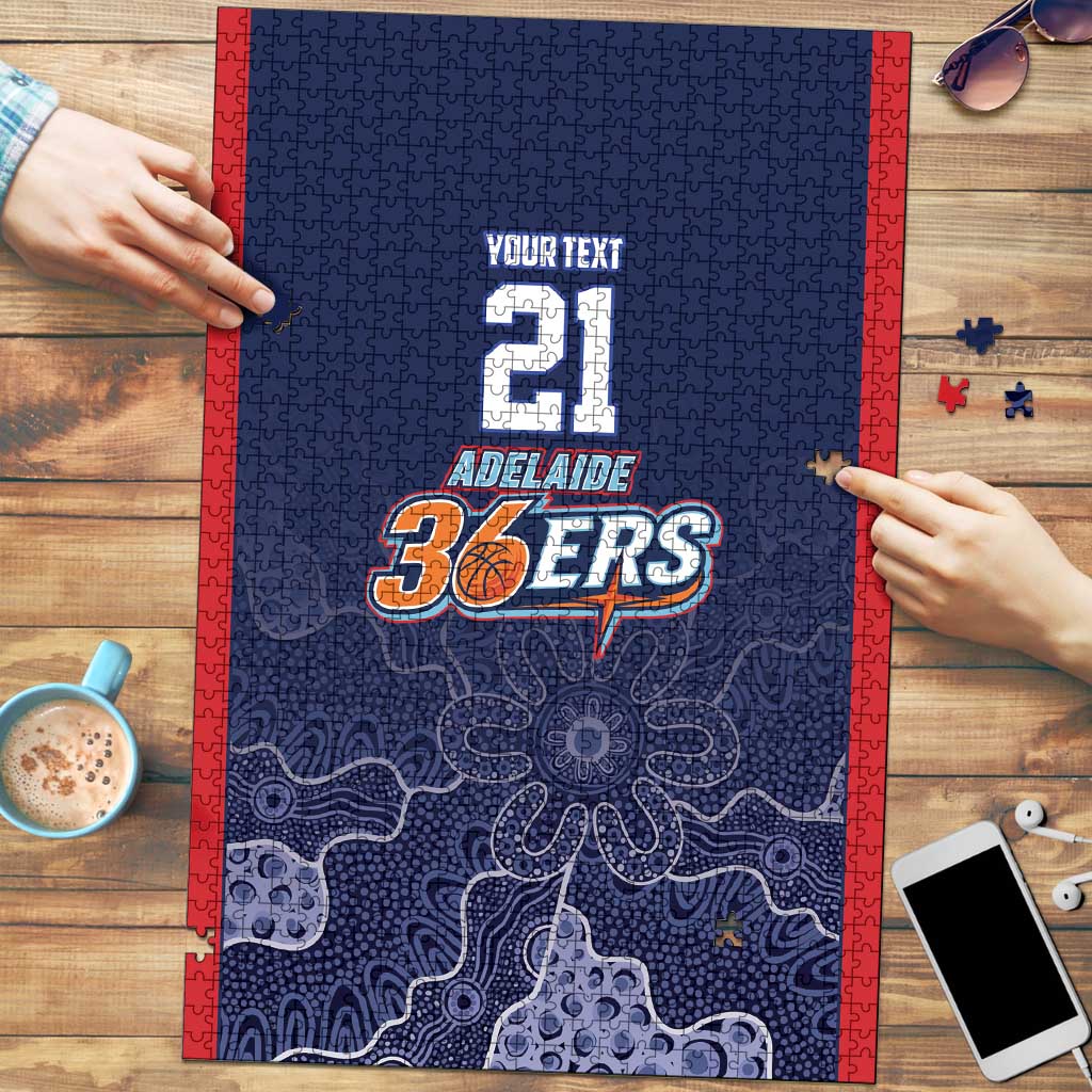 Basketball Custom Adelaide Puzzle Simple Australian Dot Art LT9