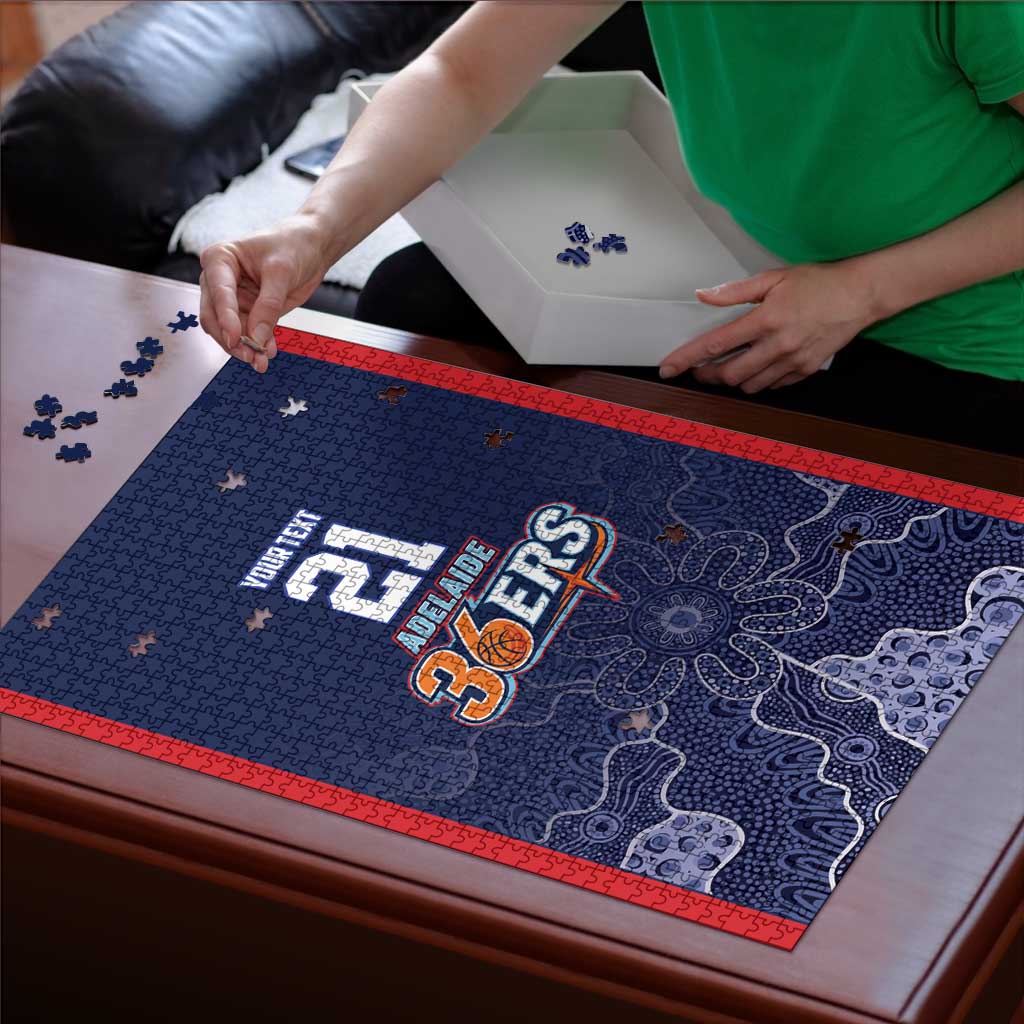 Basketball Custom Adelaide Puzzle Simple Australian Dot Art LT9