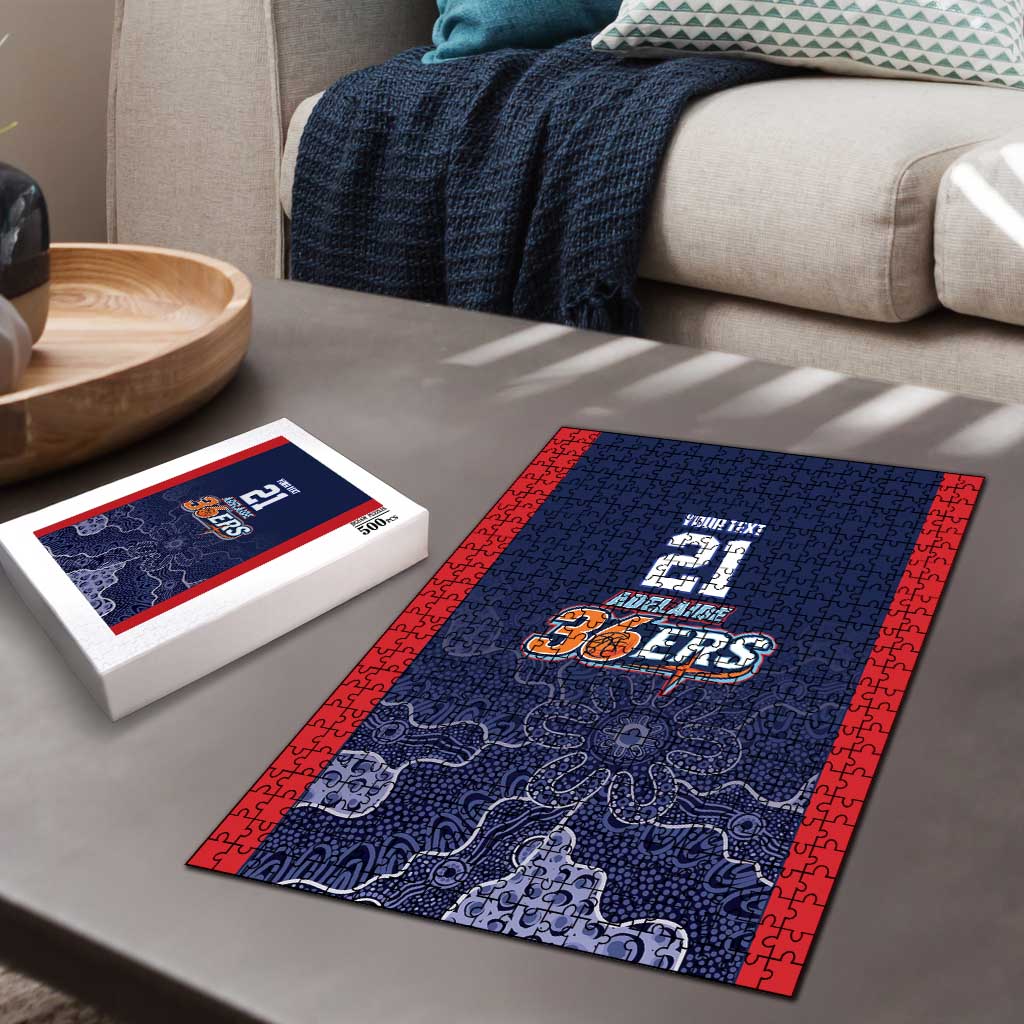 Basketball Custom Adelaide Puzzle Simple Australian Dot Art LT9