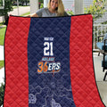 Basketball Custom Adelaide Quilt Simple Australian Dot Art - Aussie Hoodie