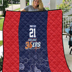 Basketball Custom Adelaide Quilt Simple Australian Dot Art - Aussie Hoodie