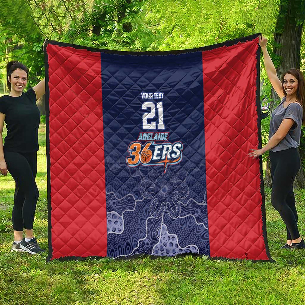 Basketball Custom Adelaide Quilt Simple Australian Dot Art - Aussie Hoodie