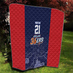 Basketball Custom Adelaide Quilt Simple Australian Dot Art - Aussie Hoodie