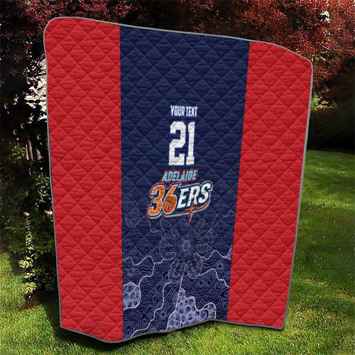 Basketball Custom Adelaide Quilt Simple Australian Dot Art - Aussie Hoodie