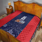 Basketball Custom Adelaide Quilt Simple Australian Dot Art - Aussie Hoodie