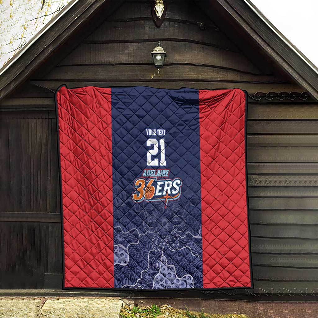 Basketball Custom Adelaide Quilt Simple Australian Dot Art - Aussie Hoodie