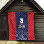 Basketball Custom Adelaide Quilt Simple Australian Dot Art - Aussie Hoodie
