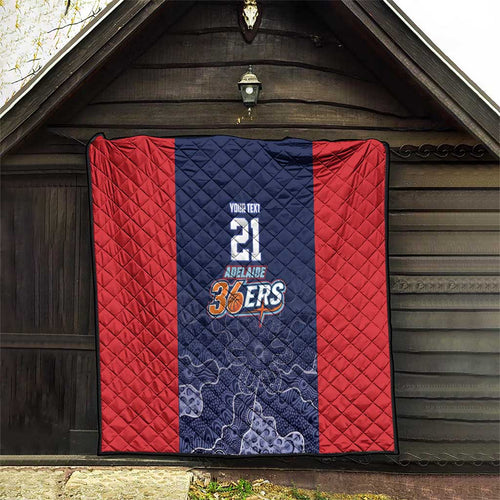 Basketball Custom Adelaide Quilt Simple Australian Dot Art - Aussie Hoodie