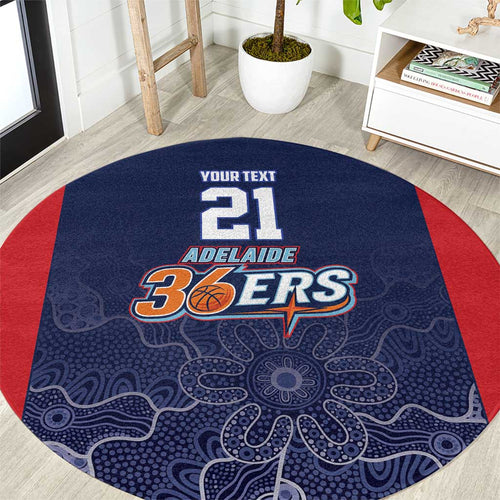 Basketball Custom Adelaide Round Carpet Simple Australian Dot Art - Aussie Hoodie