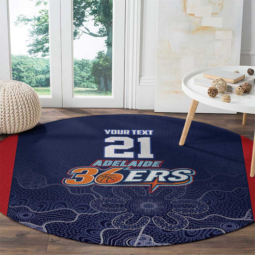 Basketball Custom Adelaide Round Carpet Simple Australian Dot Art - Aussie Hoodie