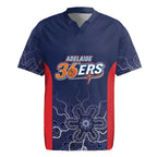 Basketball Custom Adelaide Rugby Jersey Simple Australian Dot Art - Aussie Hoodie