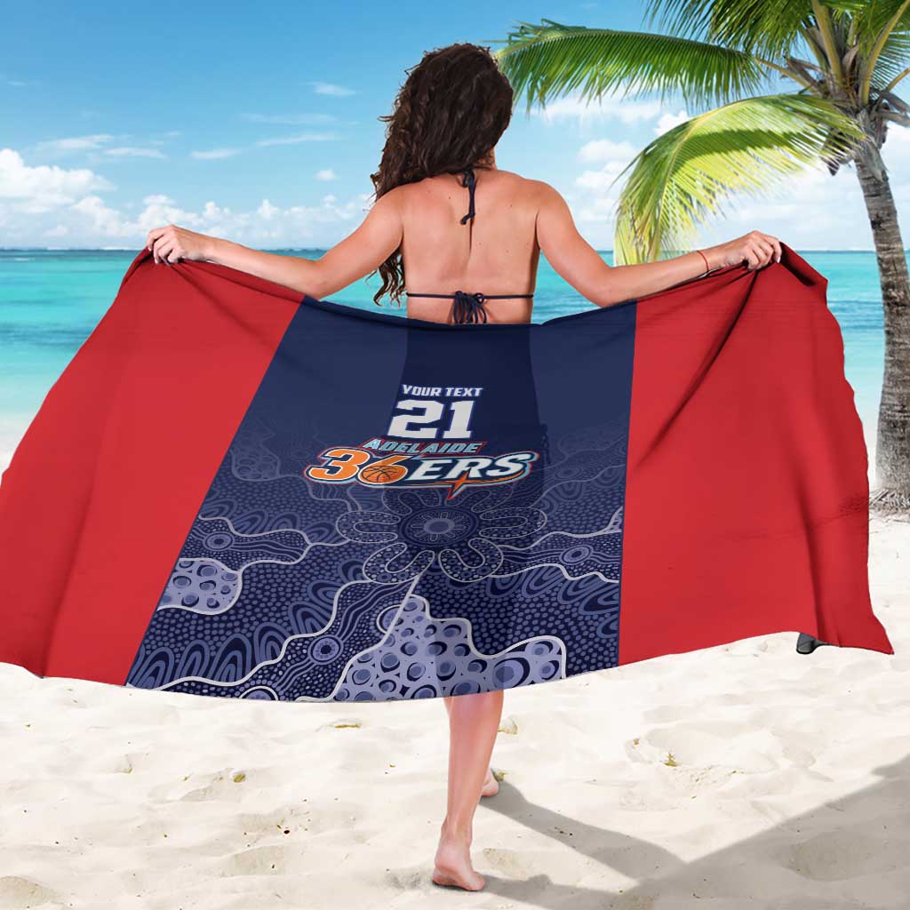Basketball Custom Adelaide Sarong Simple Australian Dot Art - Aussie Hoodie