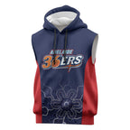 Basketball Custom Adelaide Sleeveless Hoodie Simple Australian Dot Art - Aussie Hoodie