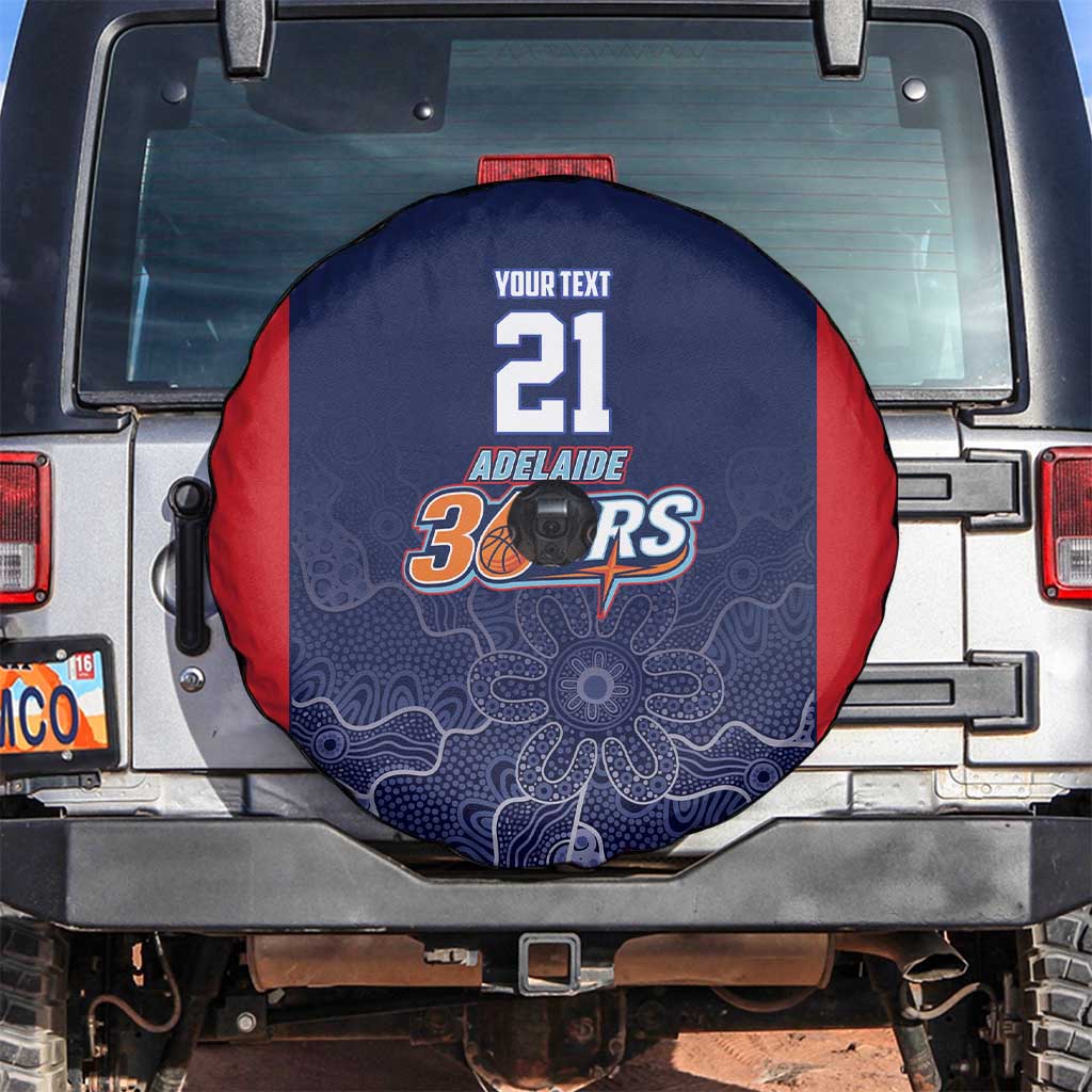 Basketball Custom Adelaide Spare Tire Cover Simple Australian Dot Art - Aussie Hoodie