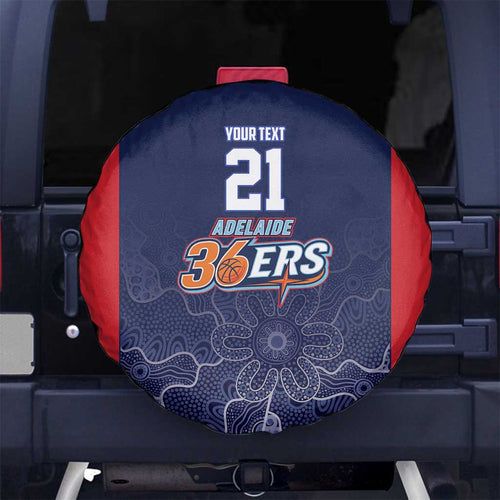 Basketball Custom Adelaide Spare Tire Cover Simple Australian Dot Art - Aussie Hoodie