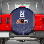Basketball Custom Adelaide Spare Tire Cover Simple Australian Dot Art - Aussie Hoodie