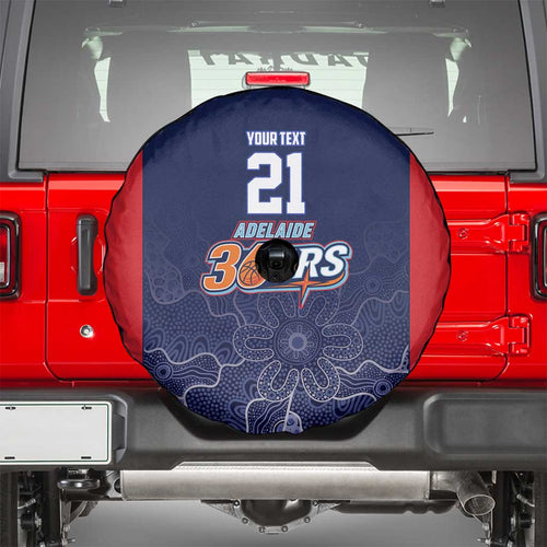 Basketball Custom Adelaide Spare Tire Cover Simple Australian Dot Art - Aussie Hoodie