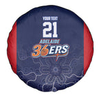 Basketball Custom Adelaide Spare Tire Cover Simple Australian Dot Art - Aussie Hoodie