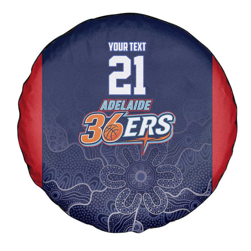 Basketball Custom Adelaide Spare Tire Cover Simple Australian Dot Art - Aussie Hoodie