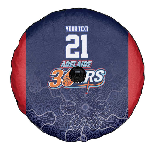 Basketball Custom Adelaide Spare Tire Cover Simple Australian Dot Art - Aussie Hoodie